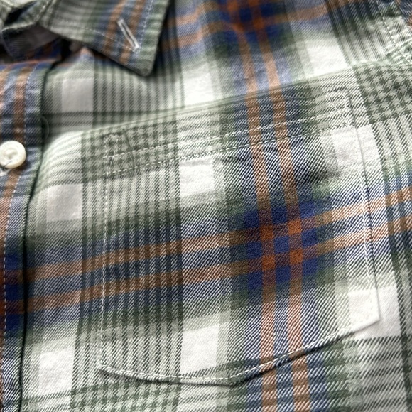 Like New Janie & Jack Plaid Button Down Shirt Size 8 - Picture 7 of 7
